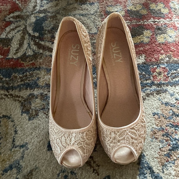 Blush Lacy Suzy Shier High Heels - Picture 2 of 5